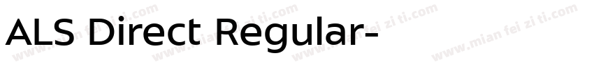 ALS Direct Regular字体转换